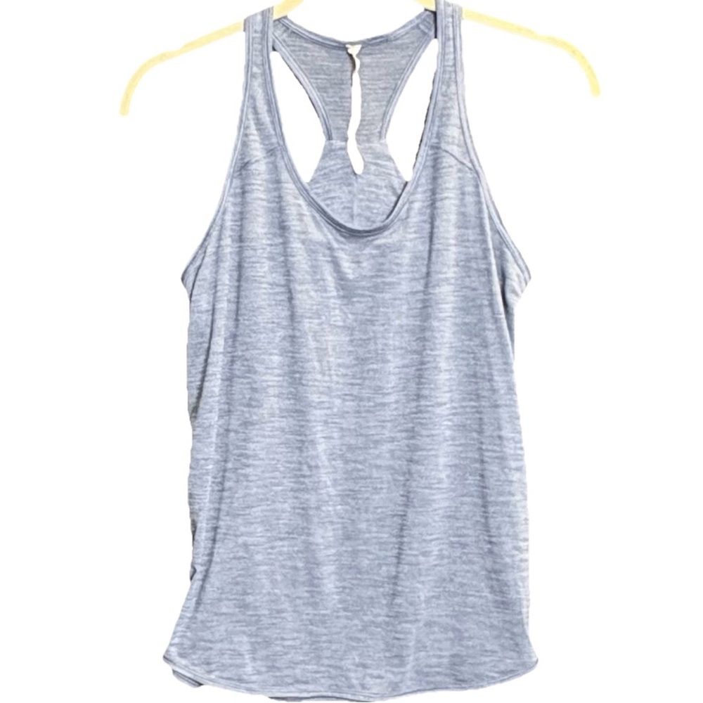 Lululemon Essential Tank Blue Luon Loose Lightweight Racerback Sz 4